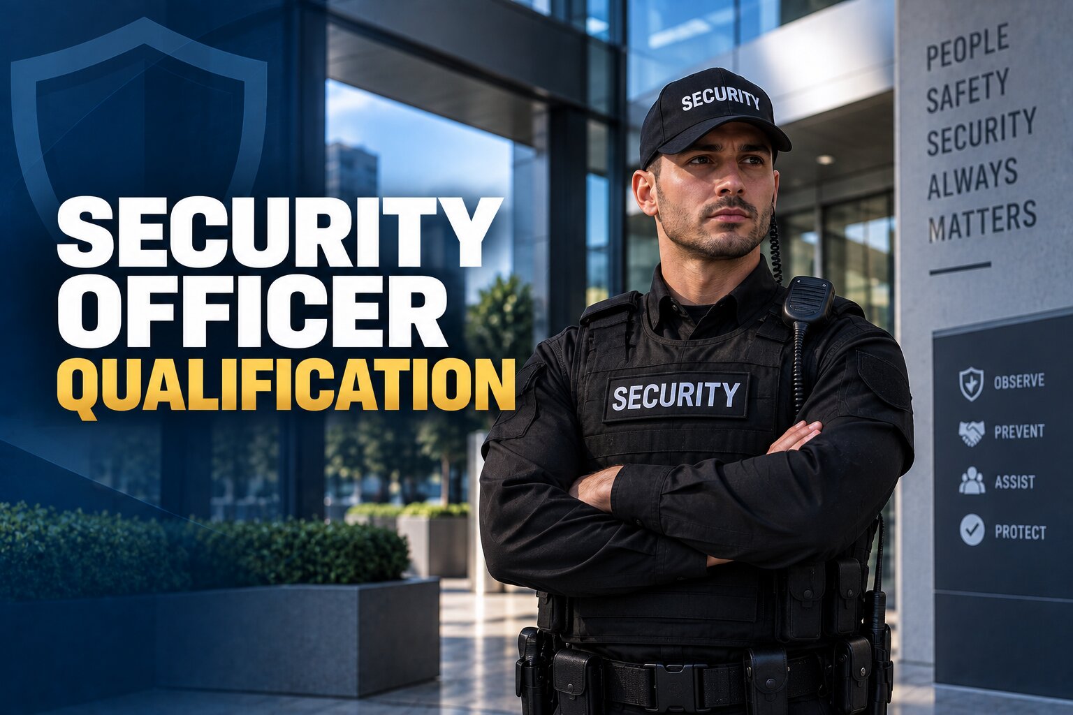 Security Officer Qualification online security training course